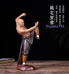 Chinese Kung Fu Shaolin Monk MARTIAL ARTS Figurines Statue Model Ornament Gift