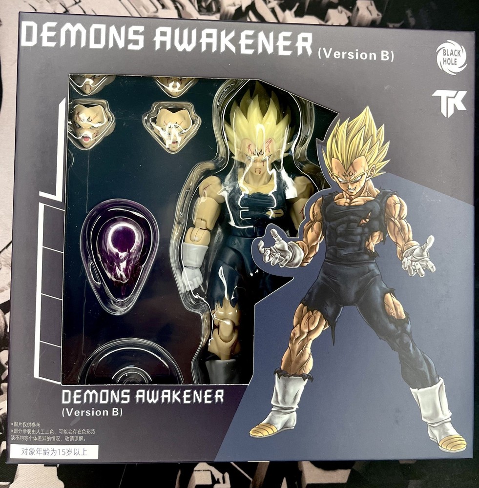 Majin Vegeta Black Hole TK Custom Battle Damaged 3.0 Not SH Figuarts SHF INSTOCK