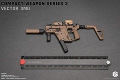 1:6 scale Easy & Simple Compact Weapons Series 2 Vector SMG Set C for 12″ Figure