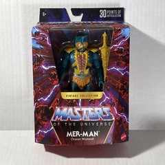 MATTEL MASTERS OF THE UNIVERSE MASTERVERSE MER-MAN VINTAGE COLLECTION