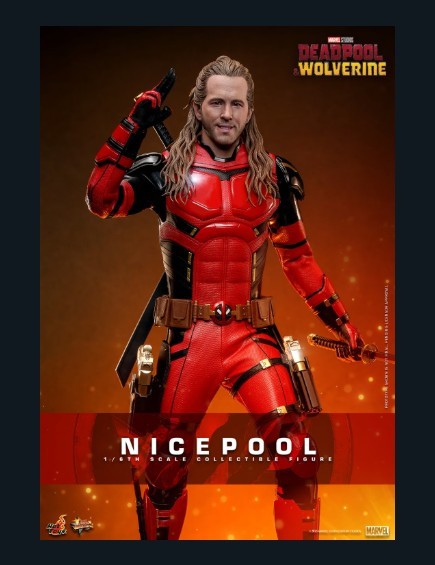 Hot Toys Nicepool MMS788 1/6 Scale 12″ Figure 914072 Marvel Deadpool & Wolverine