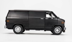 US Seller [MIB] Ramen Economical Vans REV02 Black 1/12 Scale Vehicle