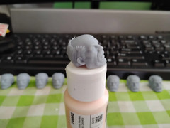 3d printed Conquest NONE painted Neutral/Angry Mcfarlane Head (Read Description)