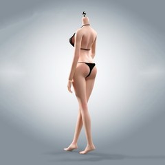 ANT T303 1:6 Seamless Female Body Normal Skin Flexible 12″ Action Figure Model