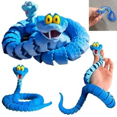30cm Gary Snake: Disney Zootopia 2 Articulated Simulation Toy Snake, 3d Printed*