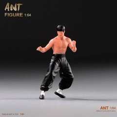 1/64 Figure Toy Chinese Kungfu Doll Scenes Miniature Combat Martial Art Diorama