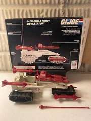 GI JOE Vintage BATTLEFIELD ROBOT DEVASTATOR with BOX 1988 Complete