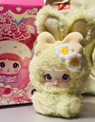 Nommi Baby V2 Sweetheart Bunny Series MINT CREAM Pendant W/ Changeable Eyes