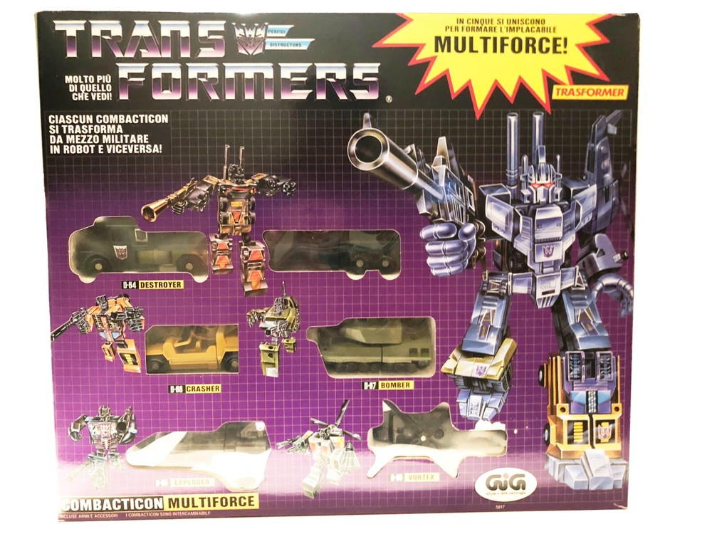 Transformers G1 Multiforce Bruticus reissue Gift Set Version New Free Shipping