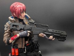 1/6 scale custom 3D print Doom Reaper G36 cyberpunk heavy assault rifle