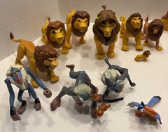 Disney Lion King Figures Lot Of 29 Simba, Nala, Scar, Rafiki, Zazu, Timon, Pumba