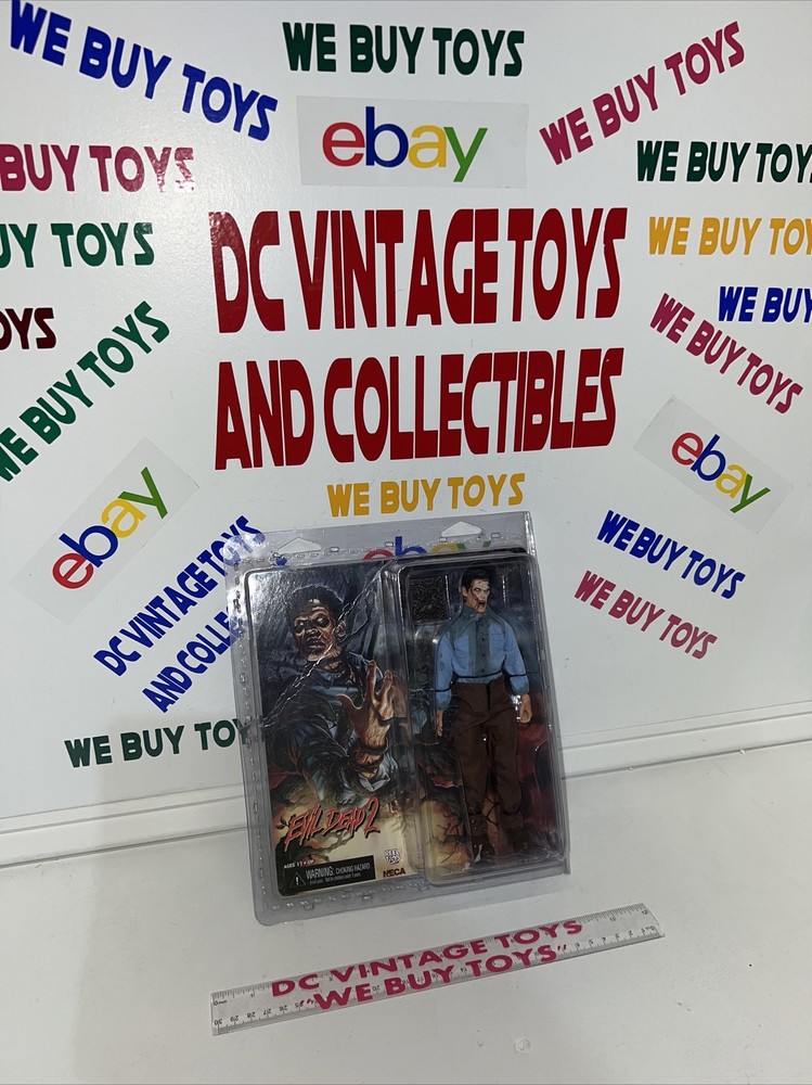 Evil Dead 2 Deadite Ash With Necronomicon Action Figure NECA Reel Toys 2014 🔥