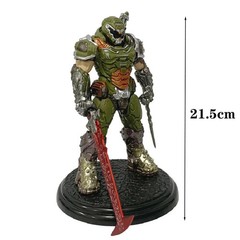 21cm Doom Slayer Eternal Demon Hunter Arkham Standing Posture Collectible Model