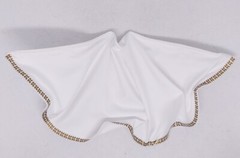 SU-MF-C-MVSZM: 1/12 Wired white cape with gold trim for McFarlane Movie Shazam