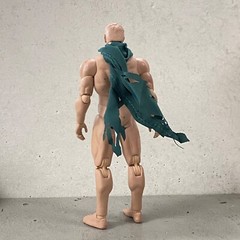 SU-SC-DGN: 1/12 Green Wired Fabric Scarf for 6″ Action Figure