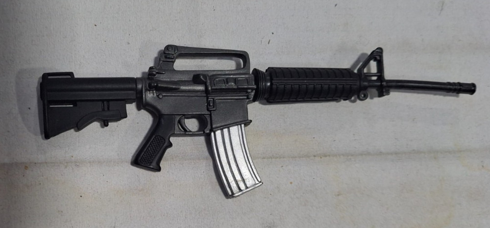 1/6 Scale Modern USA M4 Assault Rifle with Extendable Stock JM-822