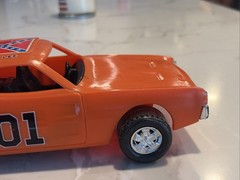 1980 Mego Dukes of Hazzard GENERAL LEE Plastic Toy Model Car And Figures