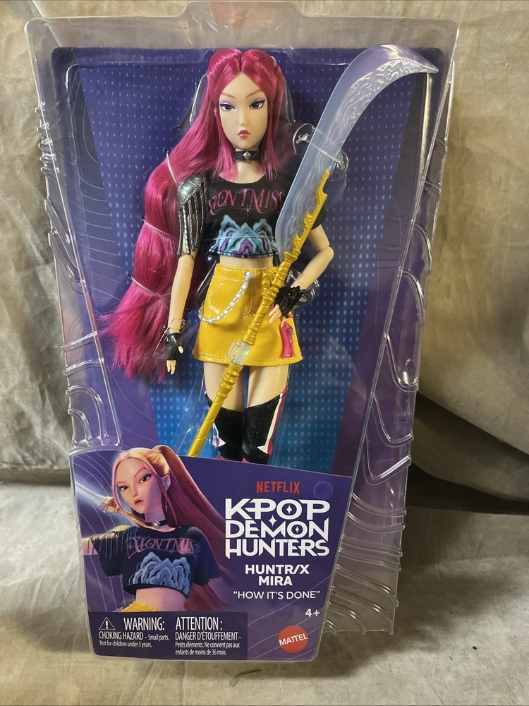 IN HAND READY TO SHIP ORIGINAL KPop Demon Hunters Huntrix MIRA Doll HUNTR/X
