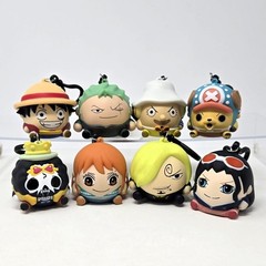 One Piece Mystery Hangers – Complete Set of 8 New Loose Clips