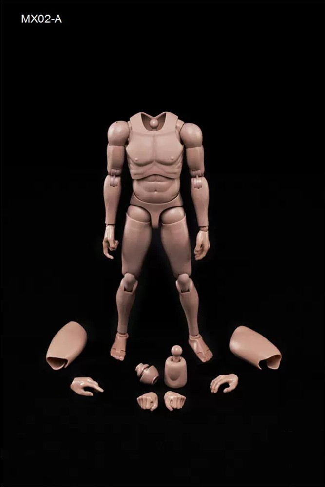 MX02A Muscle body 1/6 European Skin Flexible Male Man Action Figure