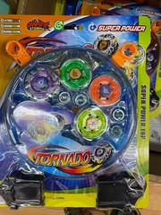 Light Up Metal Master Fusion Rapidity Fight Beyblade Battle W/ Stadium Launcher