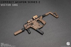 1:6 scale Easy & Simple Compact Weapons Series 2 Vector SMG Set C for 12″ Figure