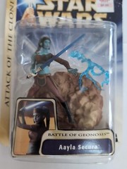 Star Wars-Attack of the Clones: Aayla Secura Action Figure Hasbro 2003