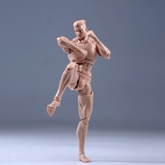 USA Romankey COWL 1/12 Male Action Figure Body 6in Pale Skin Joint Model w/Head
