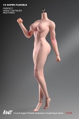 ANT T307 1/6th Female Fitness Model Action Figure Body 12in Muscle Bust Soldier