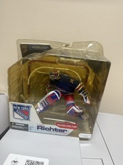 McFarlane NHL Series 4 New York Rangers Mike Richter Blue Variant Figure OPENER