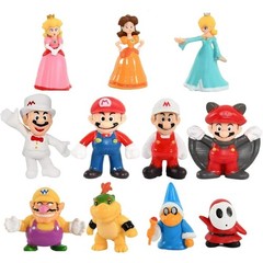 48 pcs Set Super Mario Figures Toy Action Figures Mario 2-5.5 CM Cake Topper-NEW