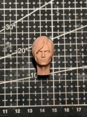 1/12 1/4 1/6 1/18 Unpainted Leon Game Man Head Carved Model Toys