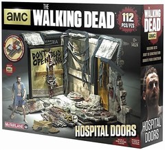 McFarlane WALKING DEAD Hospital Doors Mini-Figure Building Set 112 pcs Rick NEW