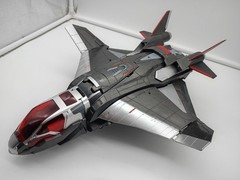 2011 Hasbro Marvel Avengers Quinjet Complete W/ Missiles HTF 3 3/4″ Scale NICE!