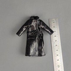 1/18 Scale 3.75″Long Leather Coat – BFS Acid Rain Action Figure Clothing