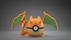 Charizard | Themed 3D Printed Pokeball | #0006 Charizard