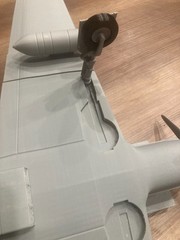 1:18 scale Kawasaki Ki-61 “Tony” Model Kit-Disassembled and Unpainted