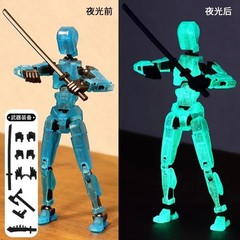 Titan13, Dummy 13, T13 Action Figure,Toy Robot, 3D Printed