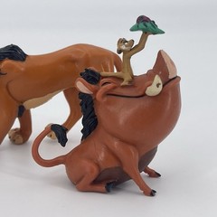 Vintage The Lion King Scar,Timon & Pumbaa PVC Figure Cake Topper Applause Disney
