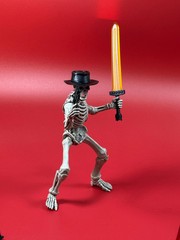 Transparent Yellow Orange Broadsword – Hellboy Universe style sword – Mythic Le