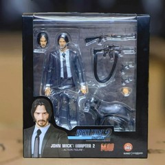 John Wick Chapter 2 Action Figure w/ Dog PVC Collectible Toy Gift for Fans