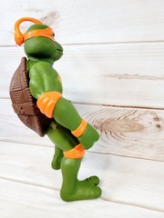 Vintage 1992 Teenage Mutant Ninja Turtle Giant 13″ Michaelangelo with Nunchaku