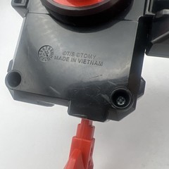 Black Launcher Grip And Red Winder Launcher For Beyblade X BX-11 Takara Tomy