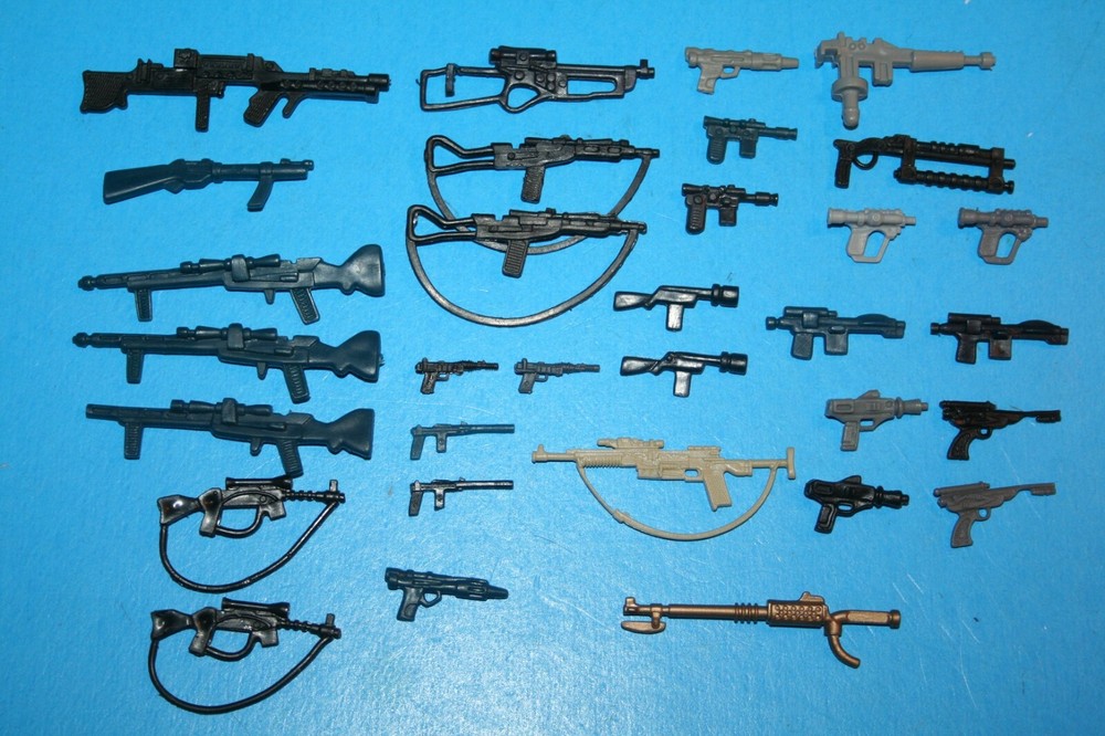 STAR WARS VINTAGE LOOSE “BLASTERS & RIFLES” 1977-1985 SOLO LEIA CHEWY KENNER
