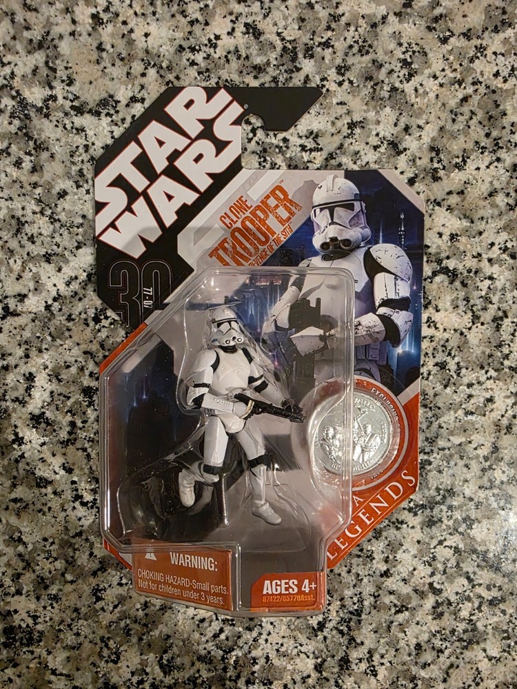 Clone Trooper ROTS Saga Legends 30th STAR WARS Anniversary NEW MIB