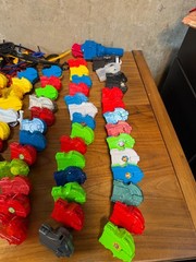 Massive 13 lb Beyblade Lot Metal Fusion Burst Parts Launchers Accessories