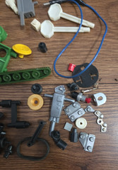 Vintage 1970’s Mego Micronauts & miscellaneous parts lot