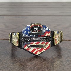 Mattel 2011 WWE Elite AJ Styles United States Champion Belt Wrestling Black