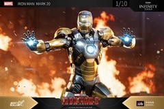 zd toys IRON MAN MARK 20 PYTHON 1/10 action figure iron man 3 MARVEL ship July