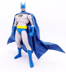 SU-MF-C-KF-BK: Custom Black Wired Cape for McFarlane Knightfall Batman